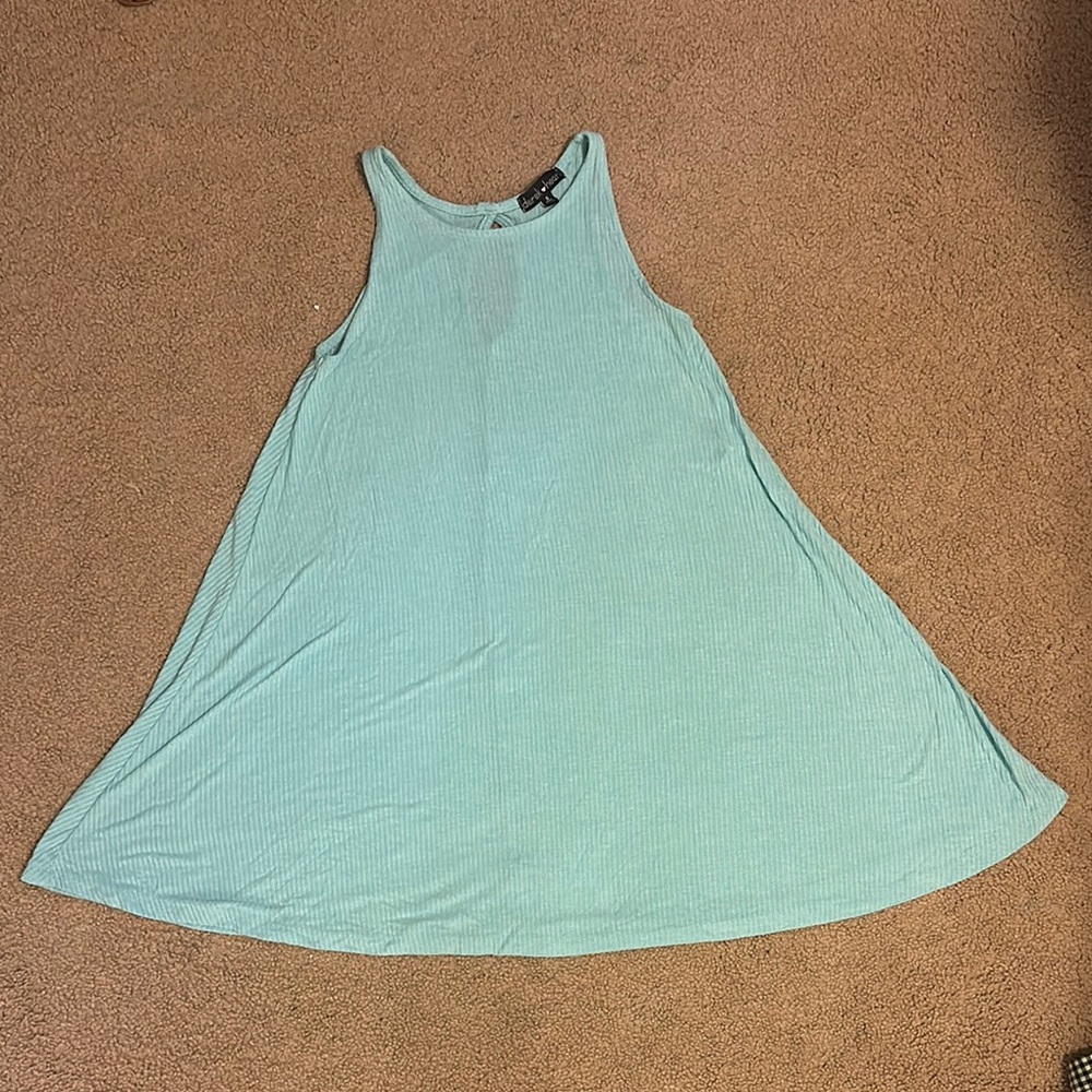 Mint Green Sleeveless Dress